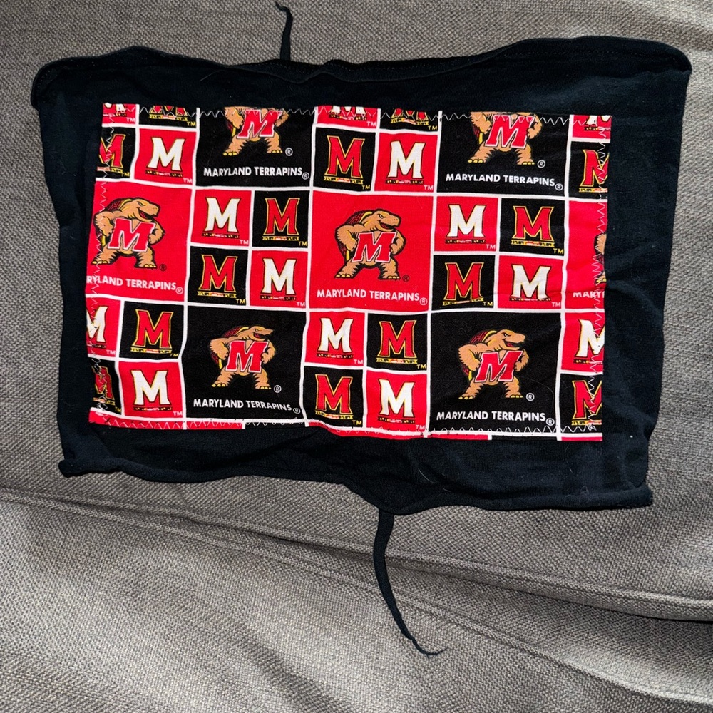 By Gabby UMD Tie Back Tailgate Tee